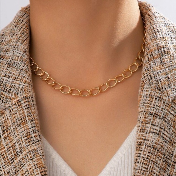 𝅺gold Minimalist Chain Necklace - Picture 1 of 2
